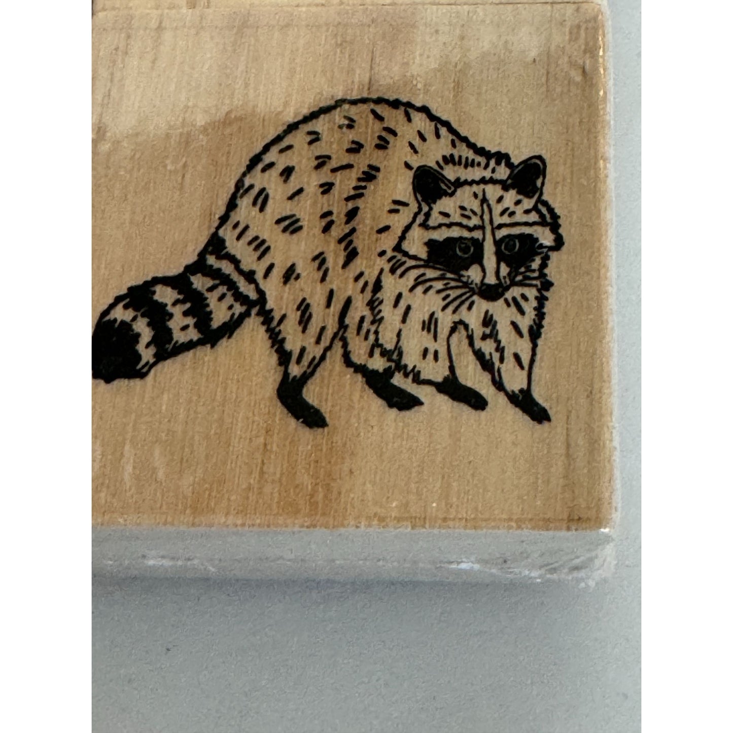 Recollections Wood Stamps Woodland Animals Bear Wolf Squirrel Raccoon Hedgehog