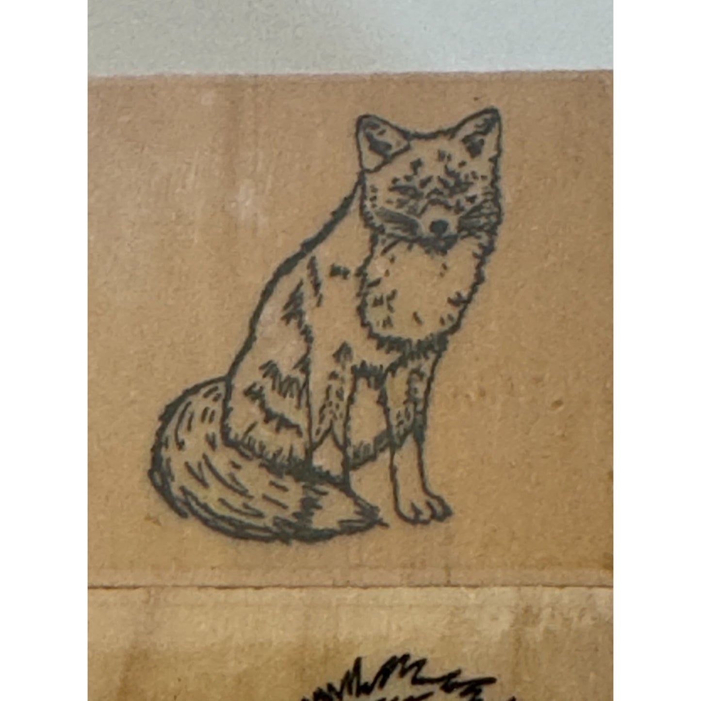 Recollections Wood Stamps Woodland Animals Bear Wolf Squirrel Raccoon Hedgehog