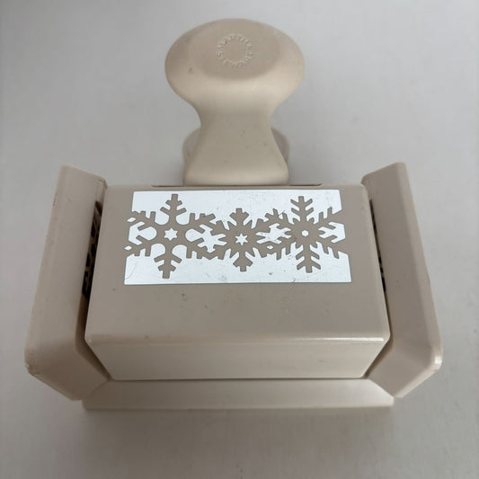 Martha Stewart Paper Punch Snowflake Deep Edge Christmas Card Making Holidays