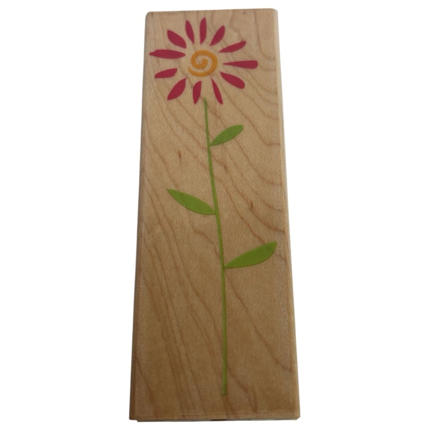 Hero Arts Wood Rubber Stamp Sunshine Daisy Flower Tall Vertical Card Making Art