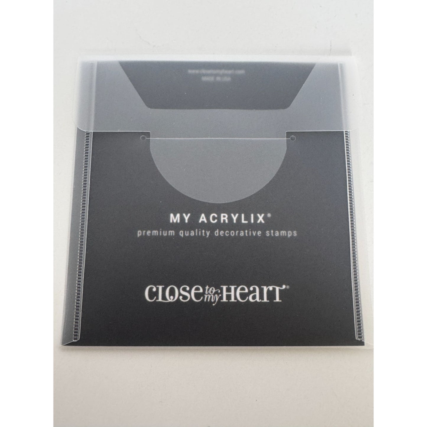 CTMH My Acrylix Acrylic Stamp Family Circus Tent Funny Humor People Mom A1258