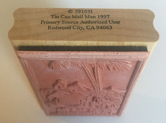Tin Can Mail Man Rubber Stamp: Egypt and the Mediterranean