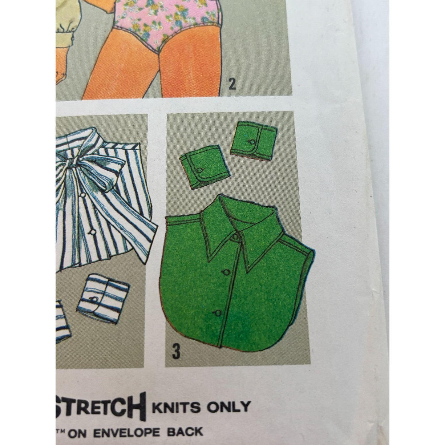Simplicity Sewing Pattern 7681 Misses Bodysuits Dickeys 1970s Vintage 16 Uncut