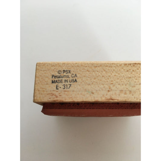 PSX Rubber Stamp Merry Christmas Gift Tag Card Making To From Holiday Candy Cane