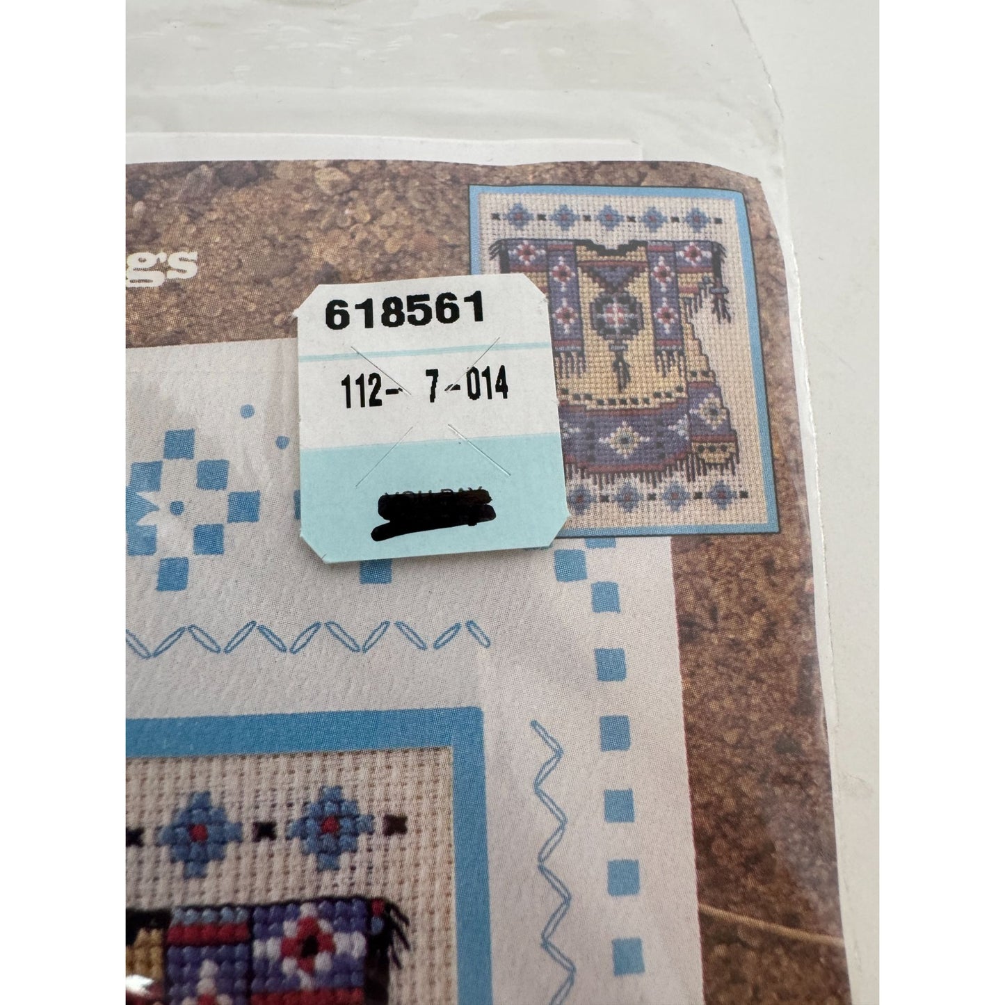 Design Works Crafts Cross Stitch Kit Southwestern Outfit Dress Greeting Card 736