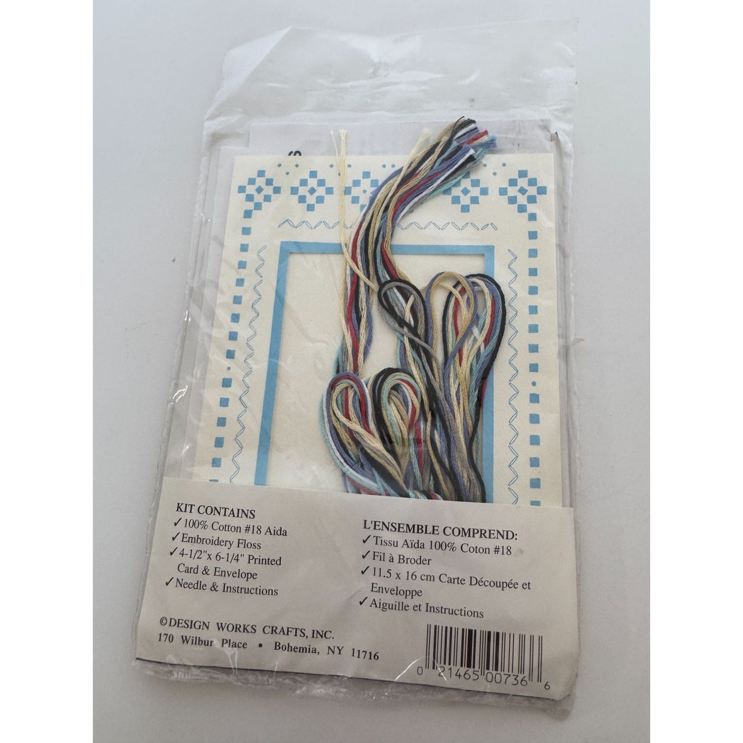 Design Works Crafts Cross Stitch Kit Southwestern Outfit Dress Greeting Card 736