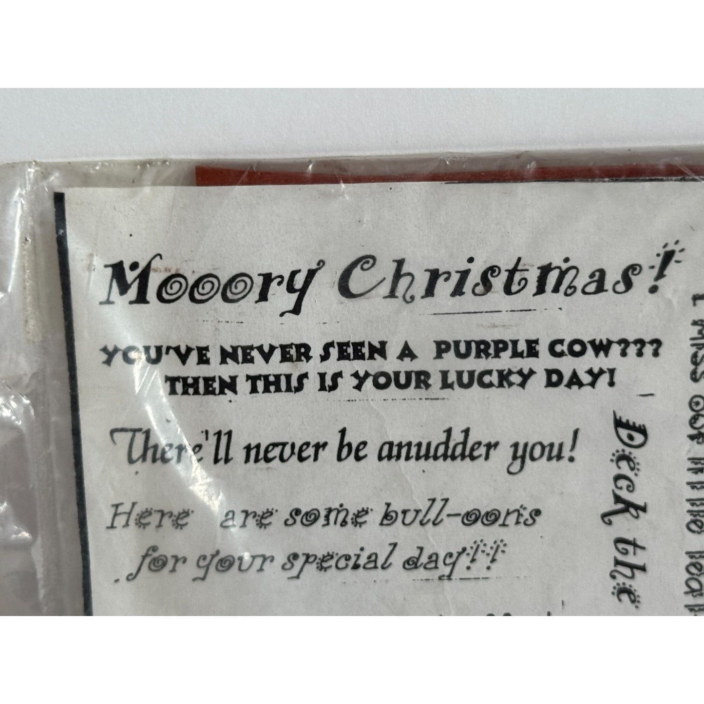 Lindys Stamp Gang Cow Rubber Stamp Set Puns Funny Humor Moory Christmas Bulloons