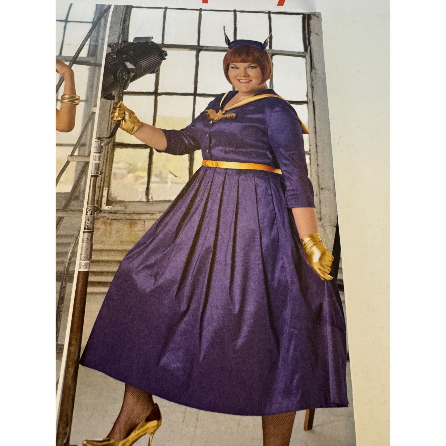 Simplicity Sewing Pattern 8481 Rockabilly Dress Superhero Hero Costume Sz 10-18