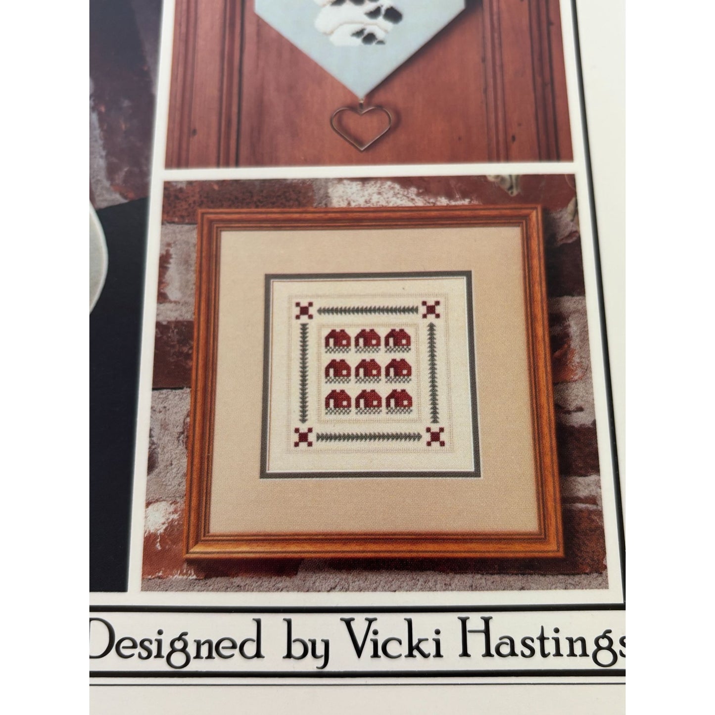The Cricket Collection Cross Stitch Pattern Peaceful Places Sheep House Leaflet