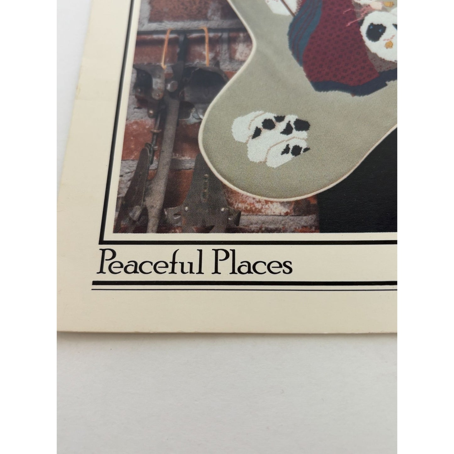 The Cricket Collection Cross Stitch Pattern Peaceful Places Sheep House Leaflet