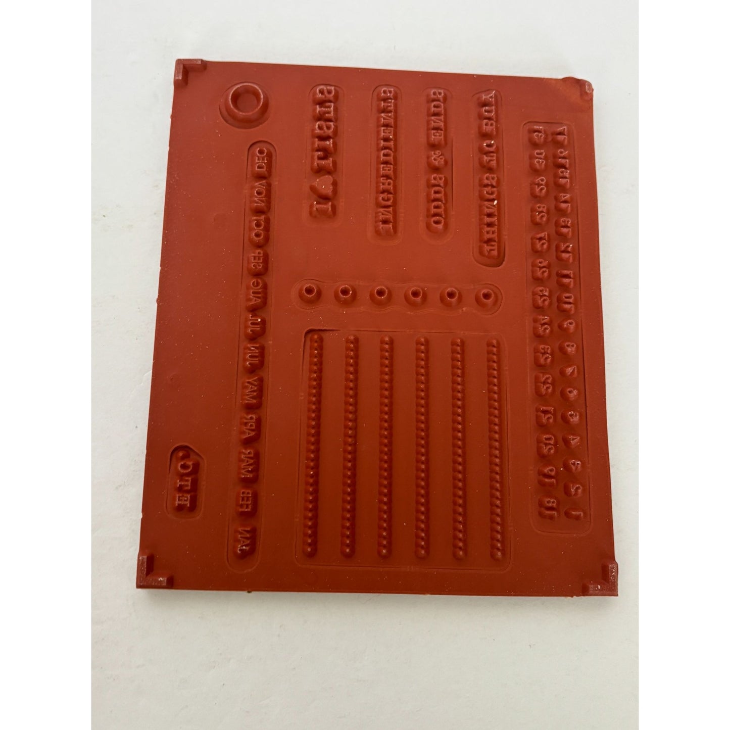 Stampin Up Rubber Stamp Set I Heart Lists Set Of 10 Planner Things to Buy Months