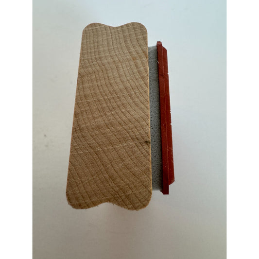 Stampin Up Rubber Stamp Do Not Open Til Christmas Santa Gift Tag Card Making