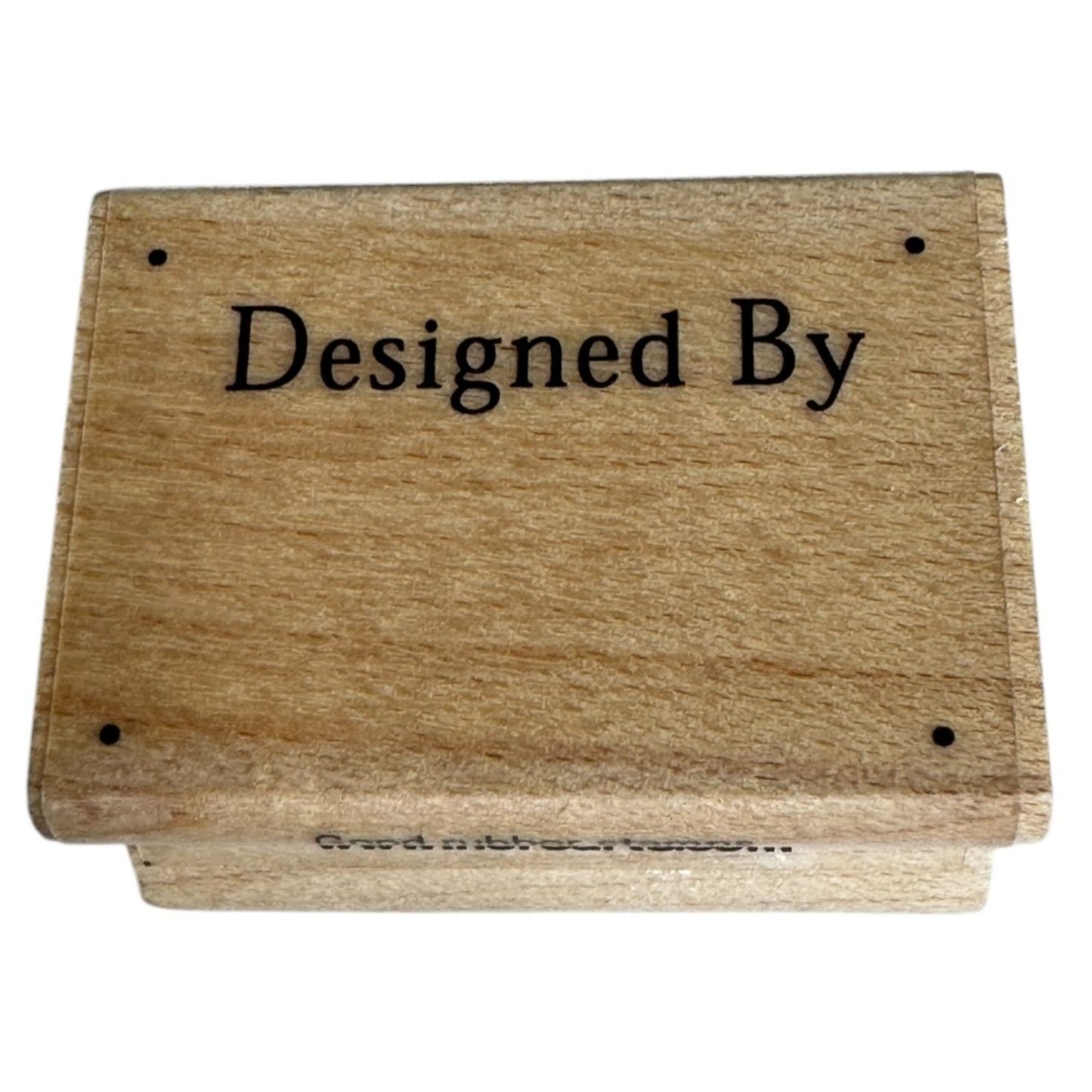 Hero Arts Rubber Stamp Designed By Words Gift Tag Card Making Artist Art Crafts
