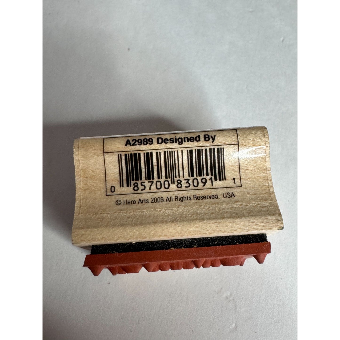 Hero Arts Rubber Stamp Designed By Words Gift Tag Card Making Artist Art Crafts