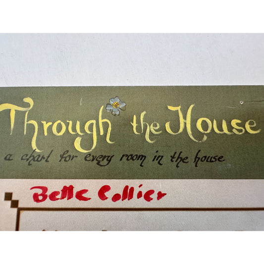 Through The House Cross Stitch Pattern Book Cat Dog Pillow Guardian Angel Prayer