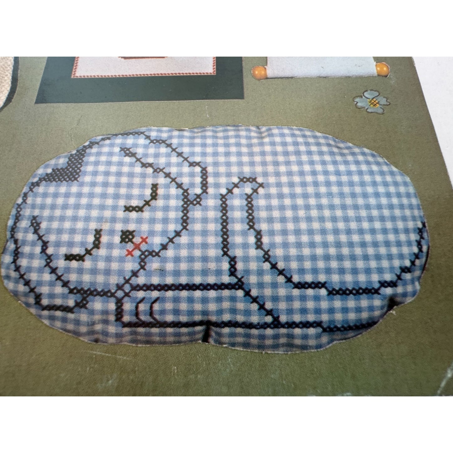 Through The House Cross Stitch Pattern Book Cat Dog Pillow Guardian Angel Prayer
