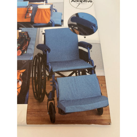 Simplicity Sewing Pattern S9492 Adaptive Wheelchair Seat Cushion Organizer Bag