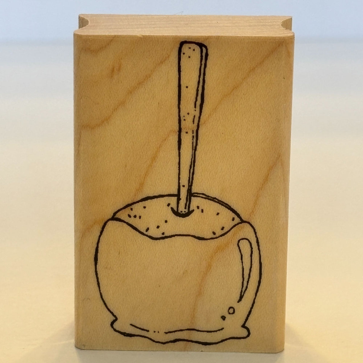 Hero Arts Rubber Stamp Candy Caramel Apple Dessert Card Making Fall Halloween Season Food
