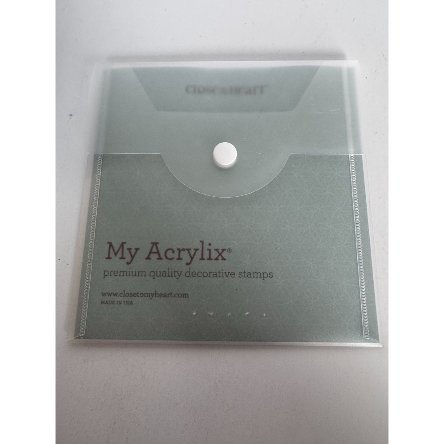 CTMH My Acrylix Acrylic Stamp Set Stamps of Approval Congrats Thanks Birthday