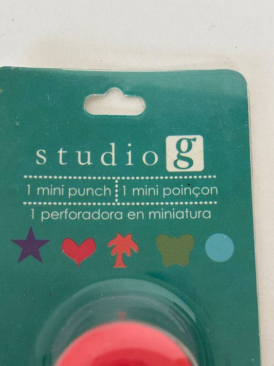 Studio G Heart Shape Mini Paper Punch Craft Valentines Day Card Making Scrapbook
