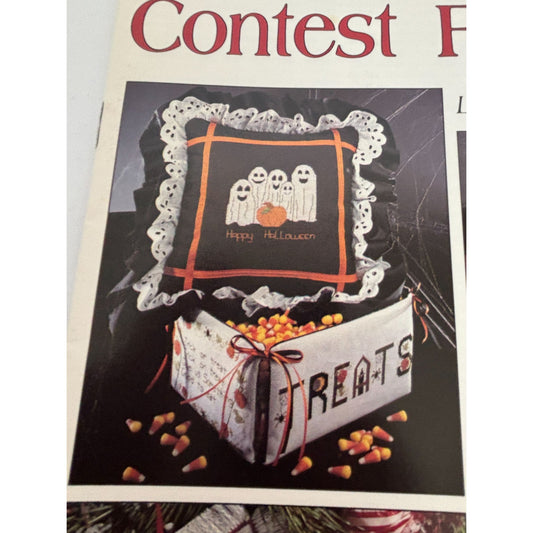 Leisure Arts Magazine Contest Favorites Leaflet Cross Stitch Patterns Halloween