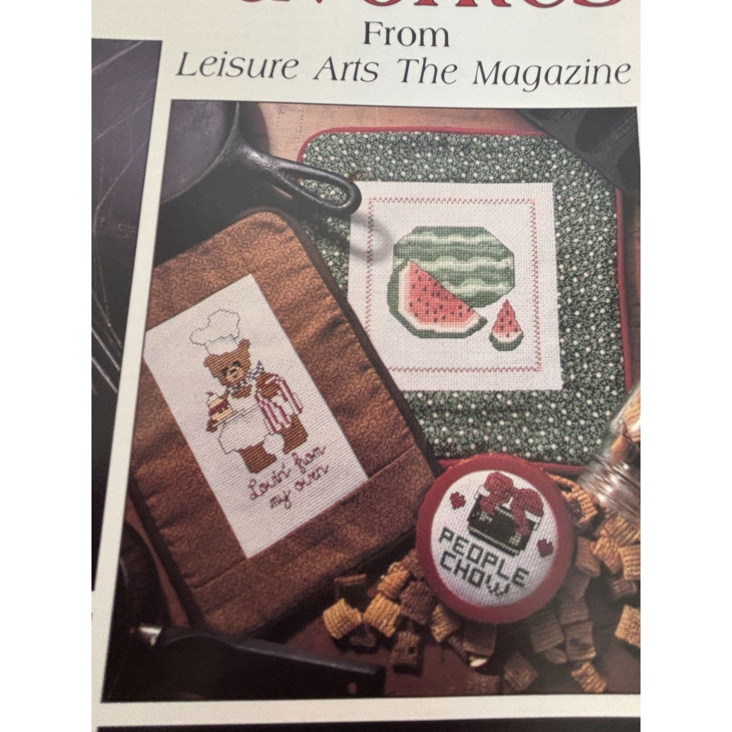 Leisure Arts Magazine Contest Favorites Leaflet Cross Stitch Patterns Halloween