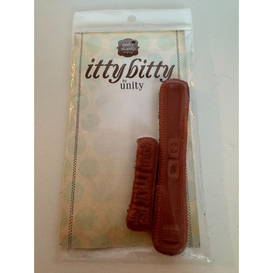 Unity Stamp Itty Bitty Rubber Stamps Good Luck With That Preggo Pregnancy Test