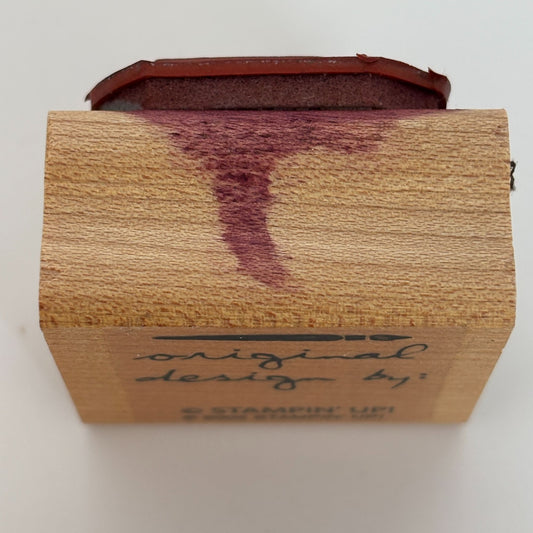 Stampin Up Wood Rubber Stamp Angel Policy Stamp Original Design By Stamping Word