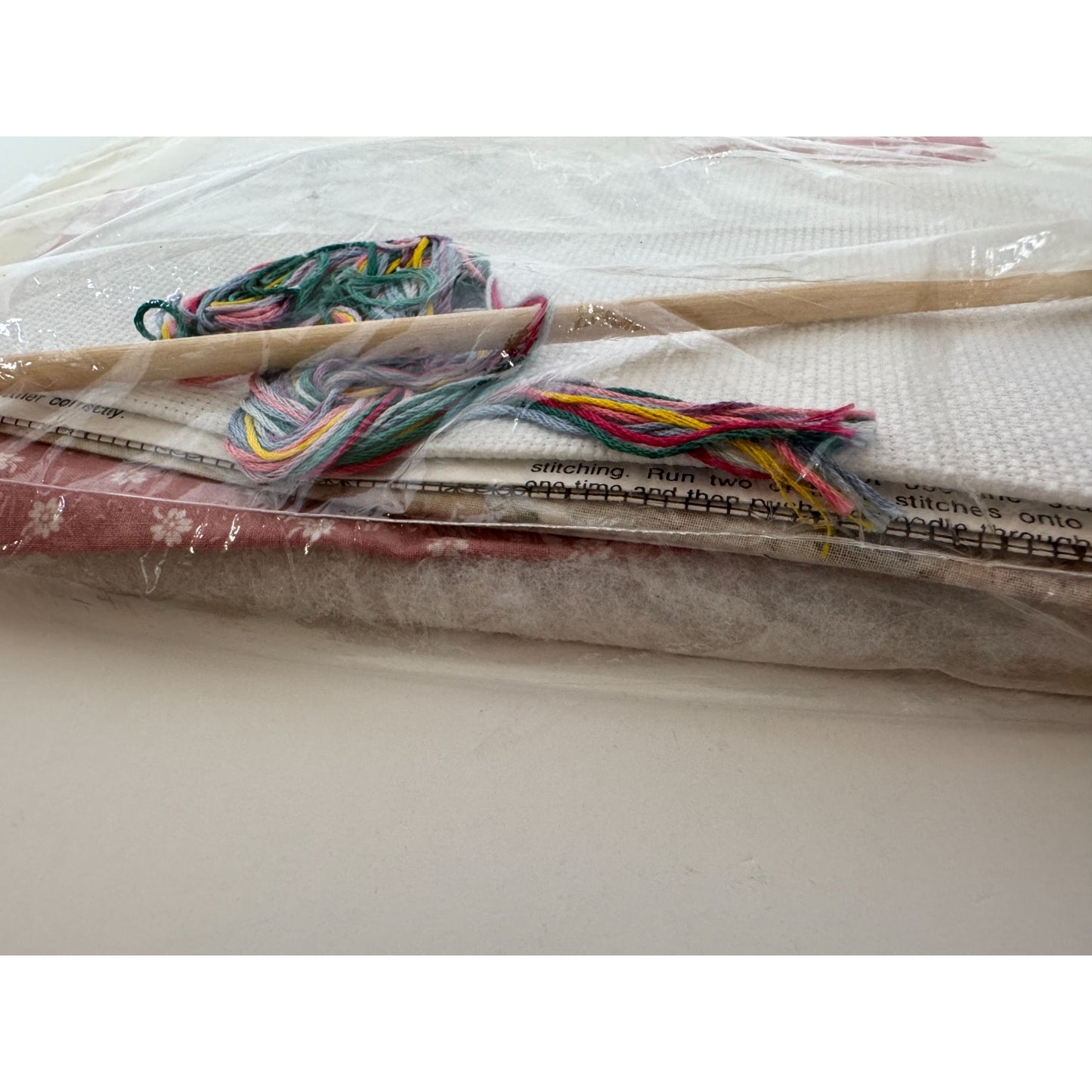 The Creative Circle Hemmed with Prayer Cross Stitch Kit Wall Hanging Tapestry