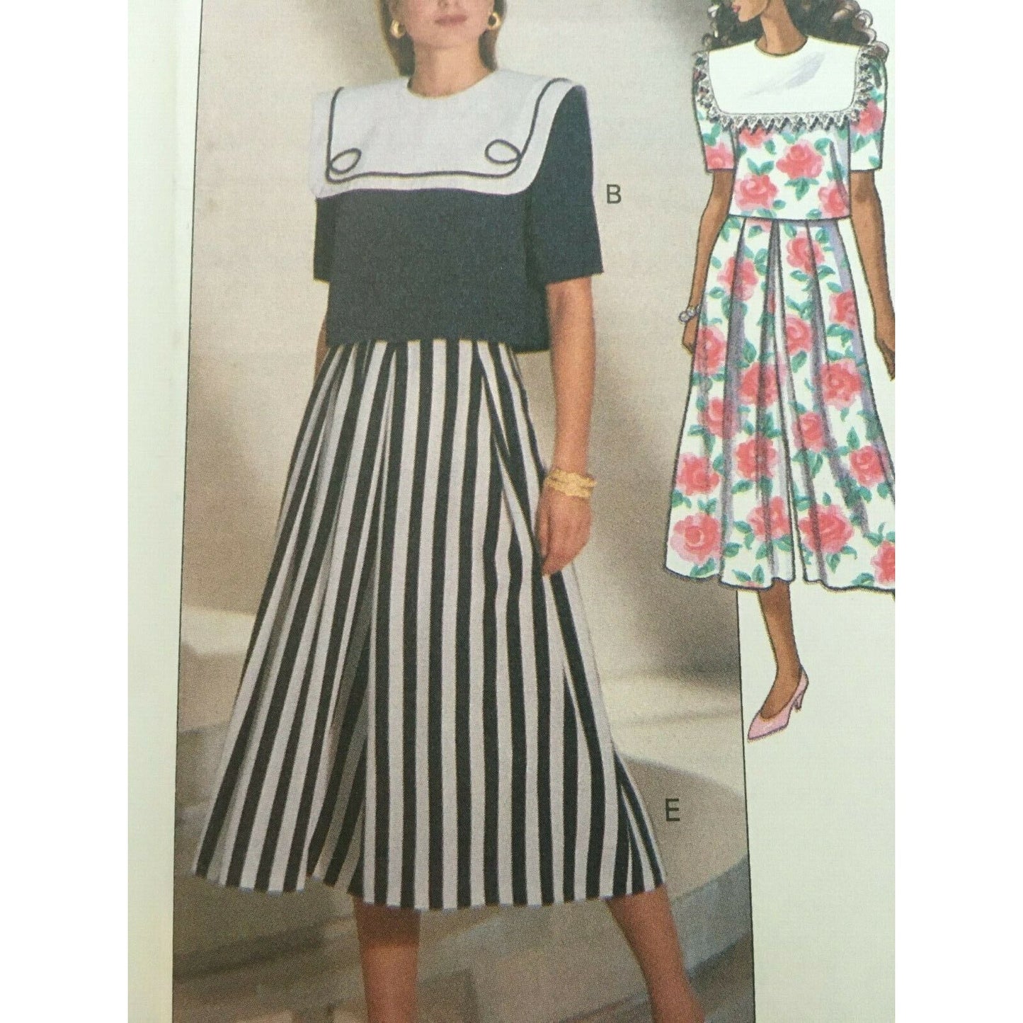 Butterick Sewing Pattern 6042 Misses Top Split Skirt Skort Pantskirt Culotte UC