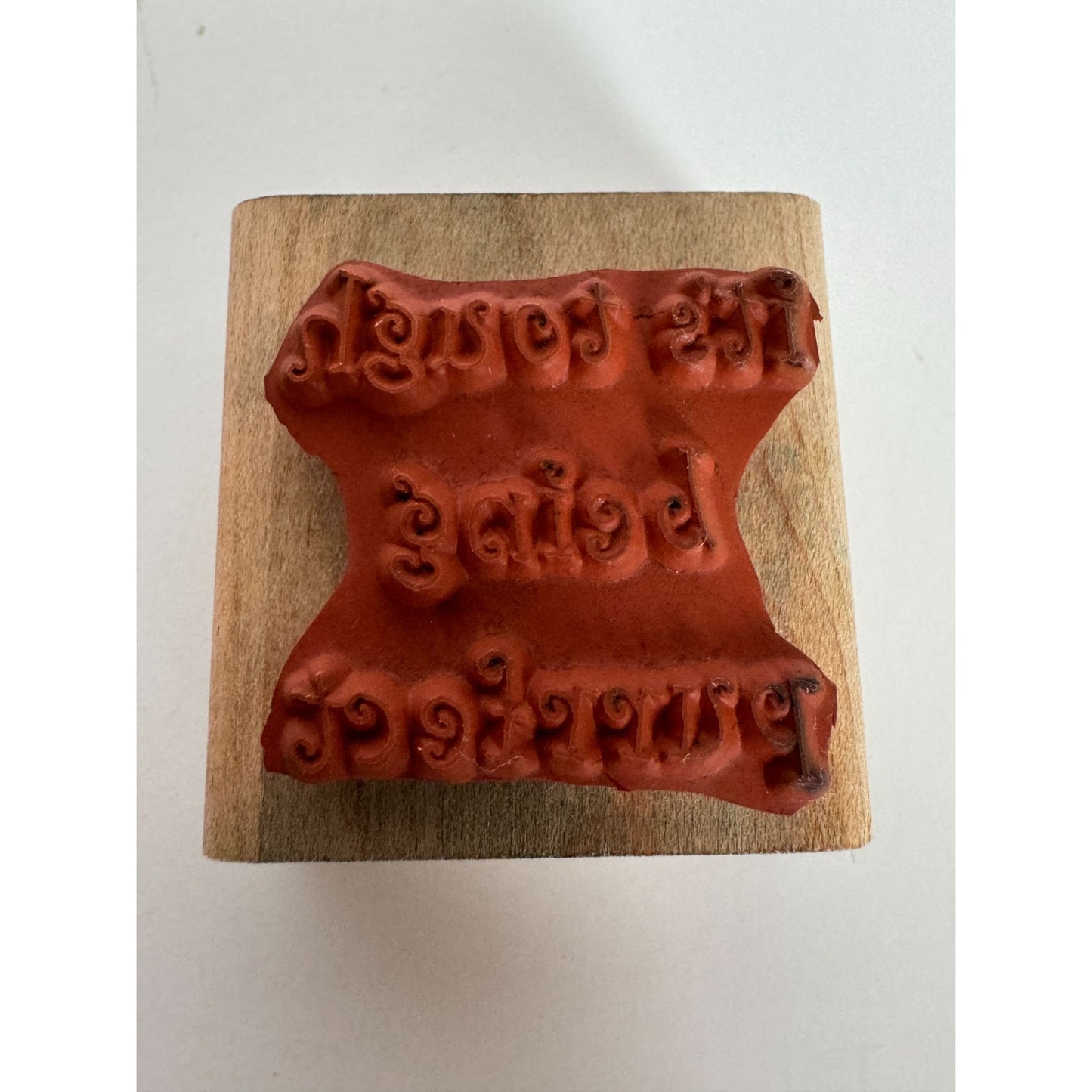 Stampin Up Rubber Stamp Its Tough Being Purrfect Cat Pun Perfect Card Making
