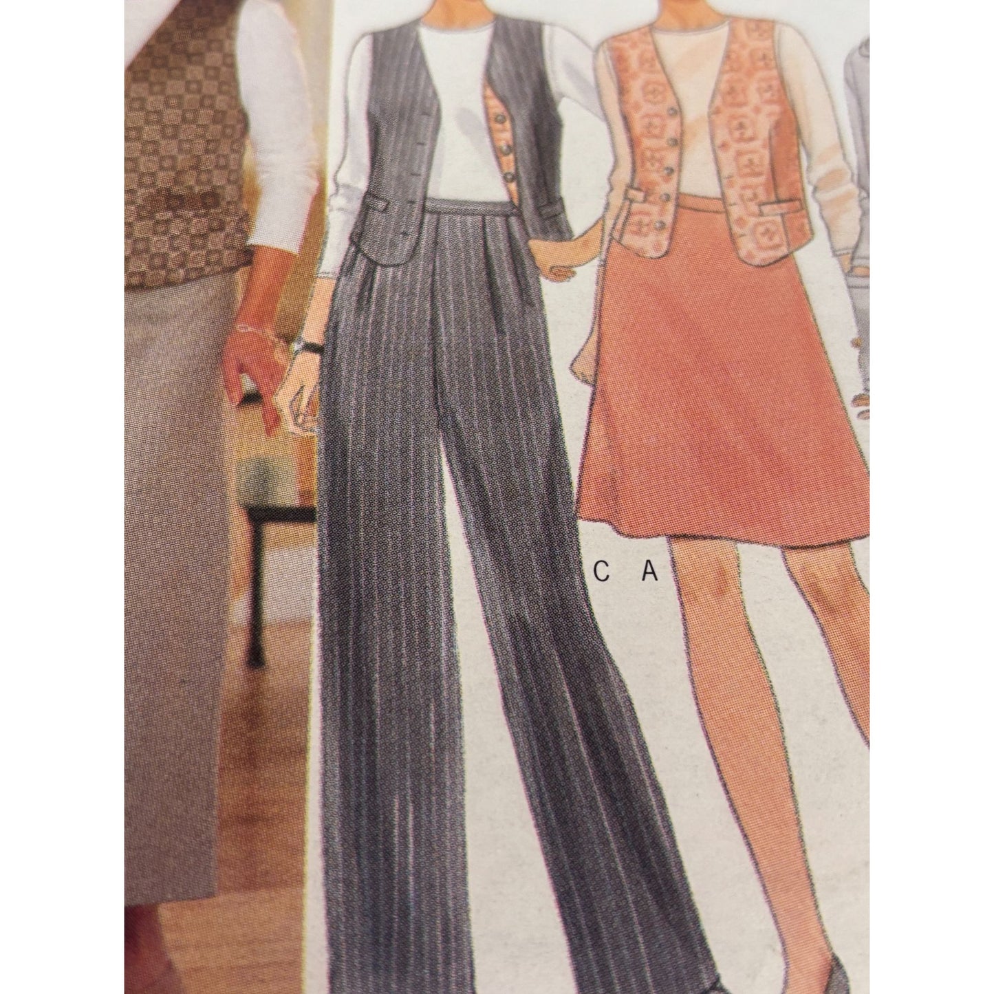 Butterick Sewing Pattern 4637 Career Casual Wardrobe Top Skirt Pants 18 20 22 UC