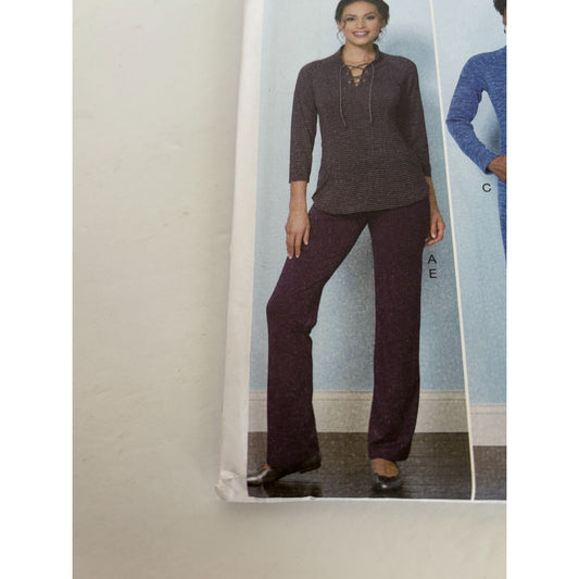 Butterick Sewing Pattern B6494 Top Vest Dress Pants Work Outfit 14-22 UC Easy