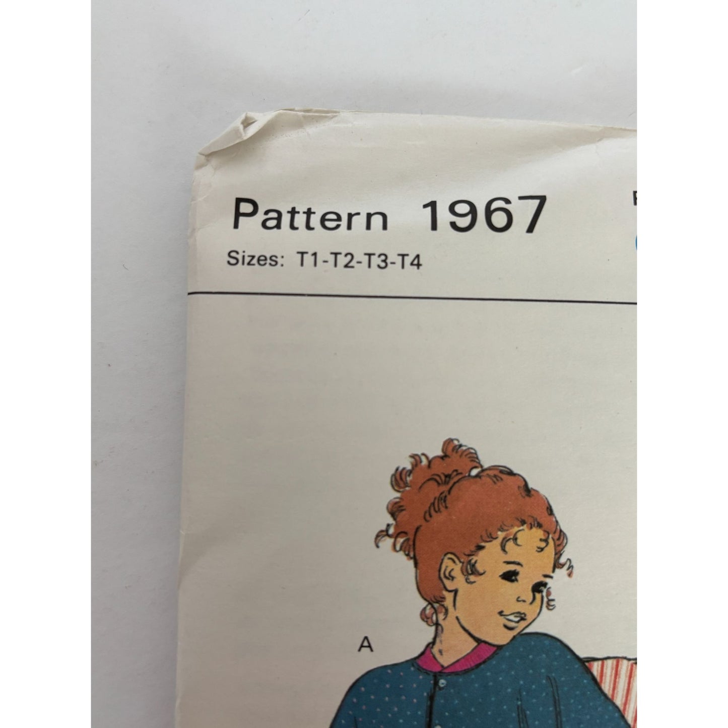 Kwik Sew Sewing Pattern 1967 Toddlers Jumpsuit Easy Dolman Sleeves 2T 3T 4T UC