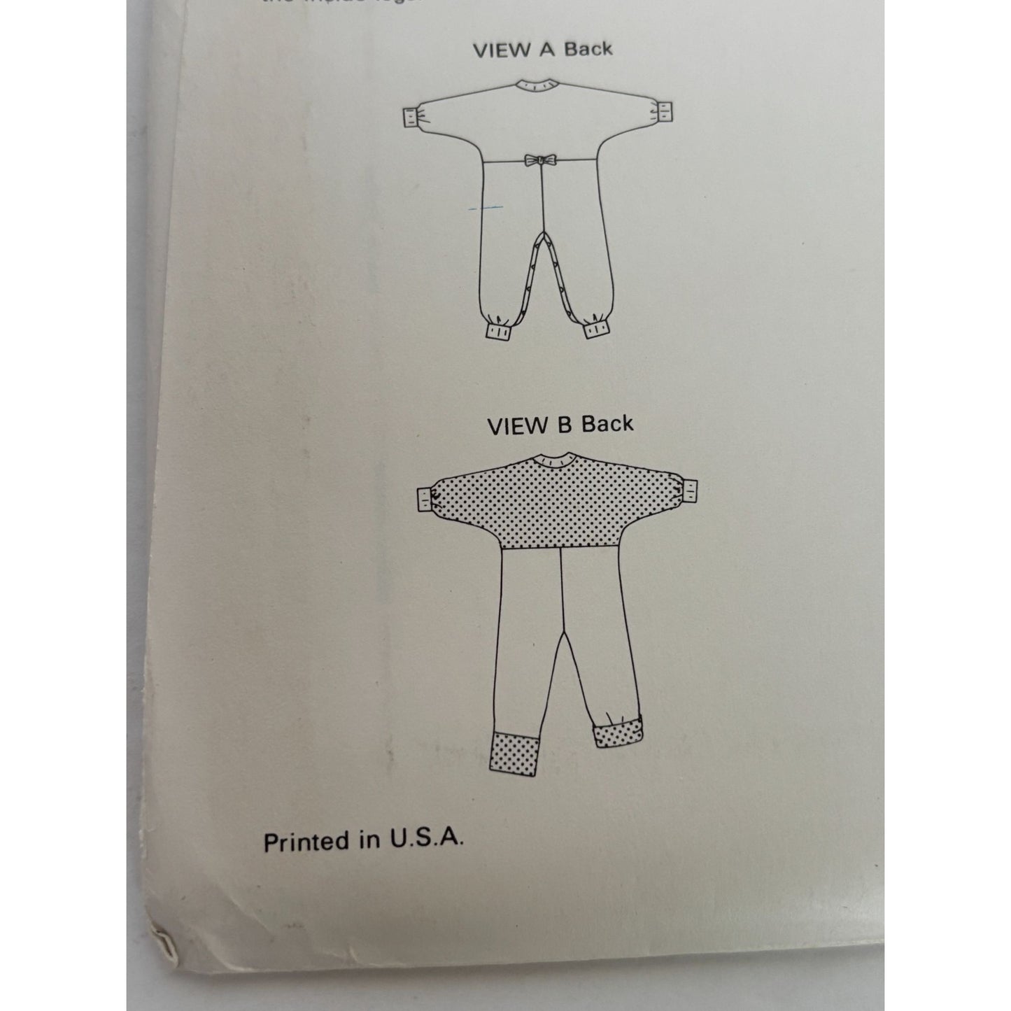 Kwik Sew Sewing Pattern 1967 Toddlers Jumpsuit Easy Dolman Sleeves 2T 3T 4T UC