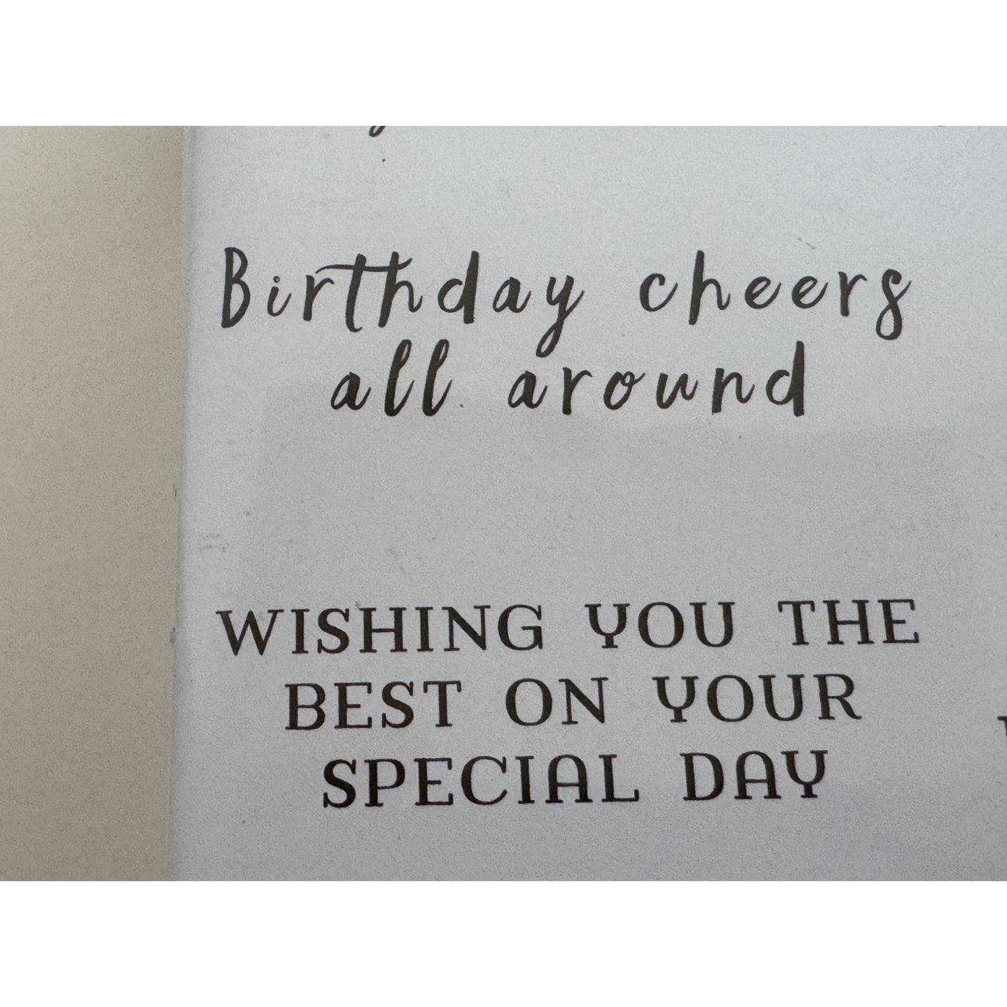 Stampin Up Wood Mounted Stamp Set Perennial Birthday Card Making Sentiments Word
