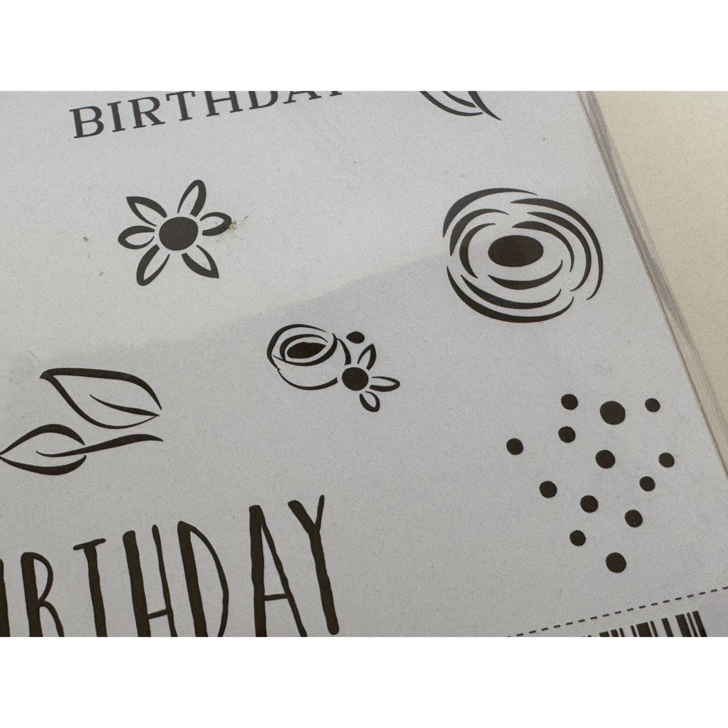 Stampin Up Wood Mounted Stamp Set Perennial Birthday Card Making Sentiments Word