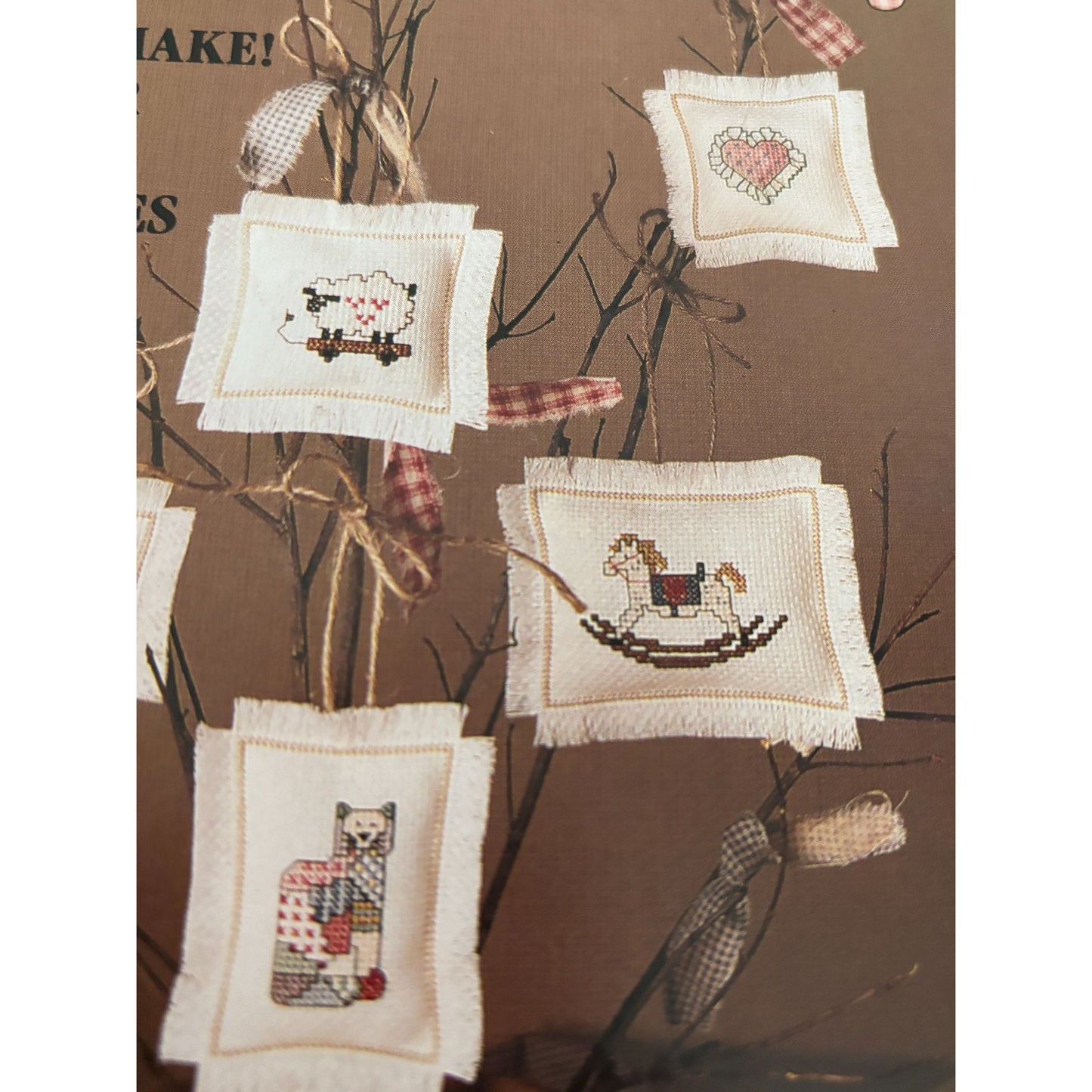 For The Love Of Cross Stitch Magazine January 1989 Country Sampler Patterns Cat