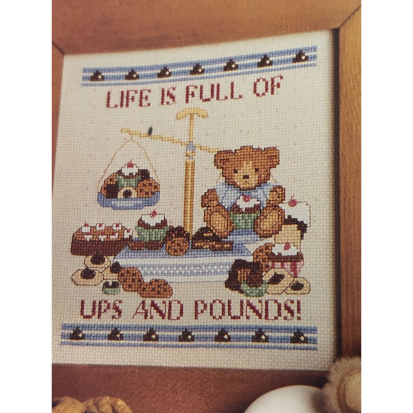 For The Love Of Cross Stitch Magazine January 1989 Country Sampler Patterns Cat