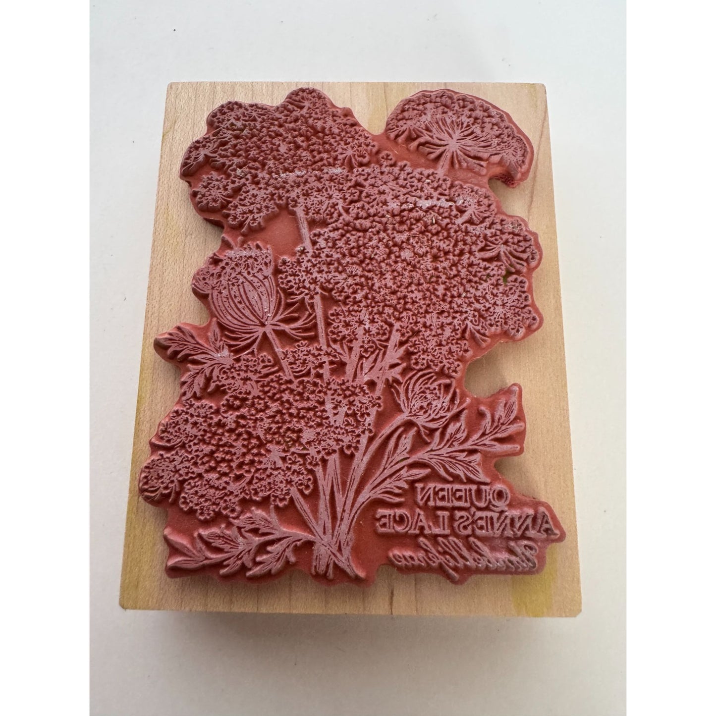 PSX Botanical Flowers Rubber Stamp Queen Annes Lace Garden Nature Craft K-2048