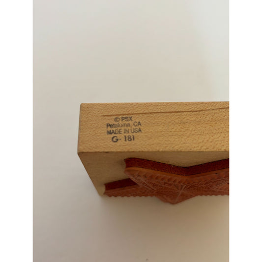 PSX Rubber Stamp Decorative Star Ornate Christmas Card Making Holidays G-181 BIG