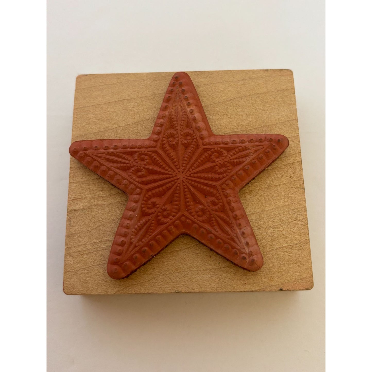 PSX Rubber Stamp Decorative Star Ornate Christmas Card Making Holidays G-181 BIG