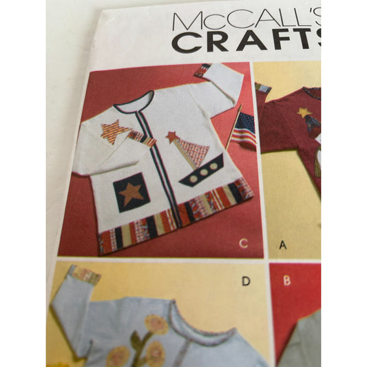 McCalls Craft Pattern M4735 for Seasonal Applique Sweaters Pearl Louise Designs