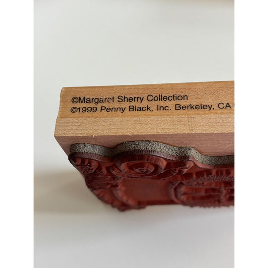 Penny Black Rubber Stamp Garden Visit Hedgehog Snail Friendship Card Making