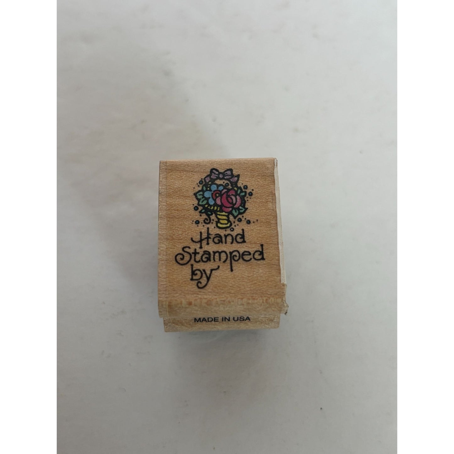 Stampendous Rubber Stamp Hand Stamped By Card Making Stamping Tool Crafter DIY