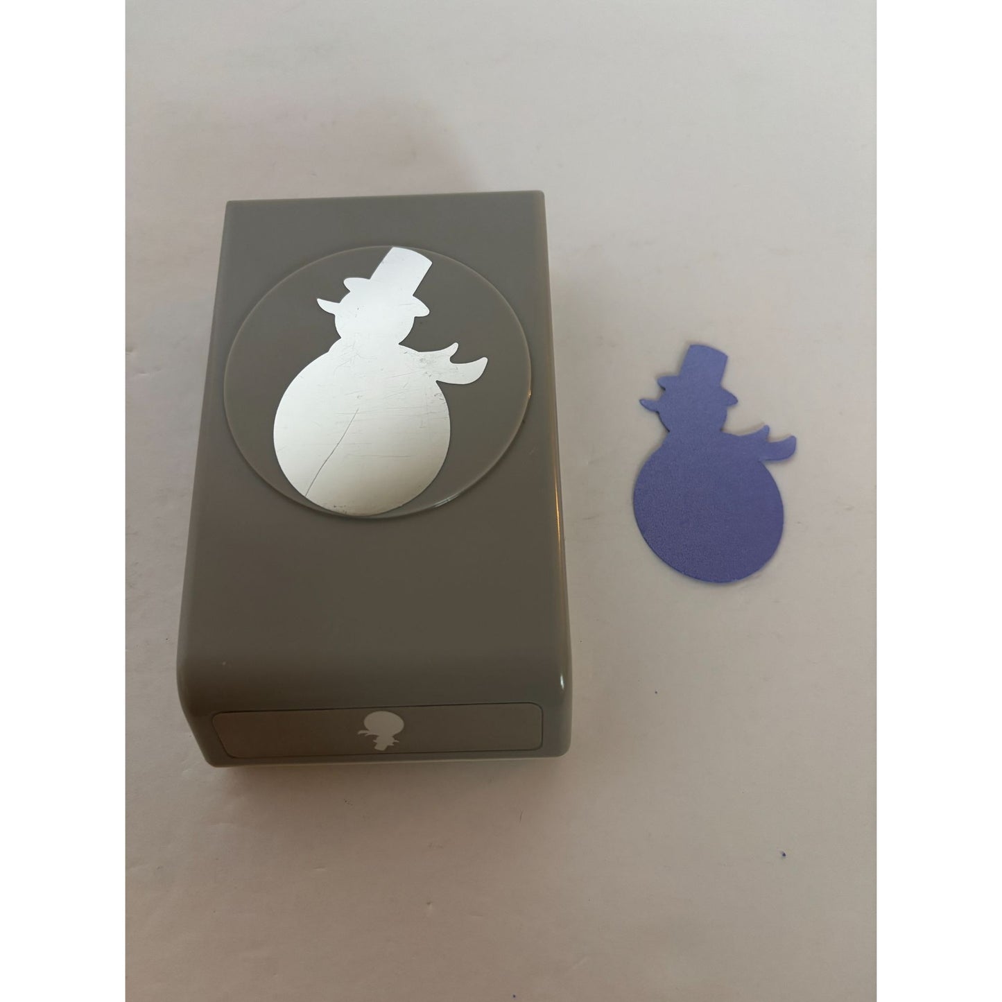 EK Success Paper Punch Snowman Shape Craft Tool Cardmaking Scrapbooking Holidays