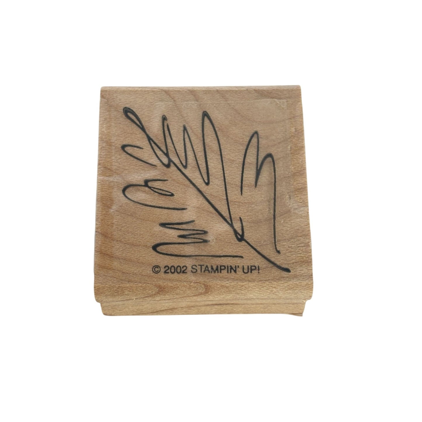 Stampin Up Rubber Stamps Leaf Leaves Two Step Stampin Watercolor Layers Set of 3