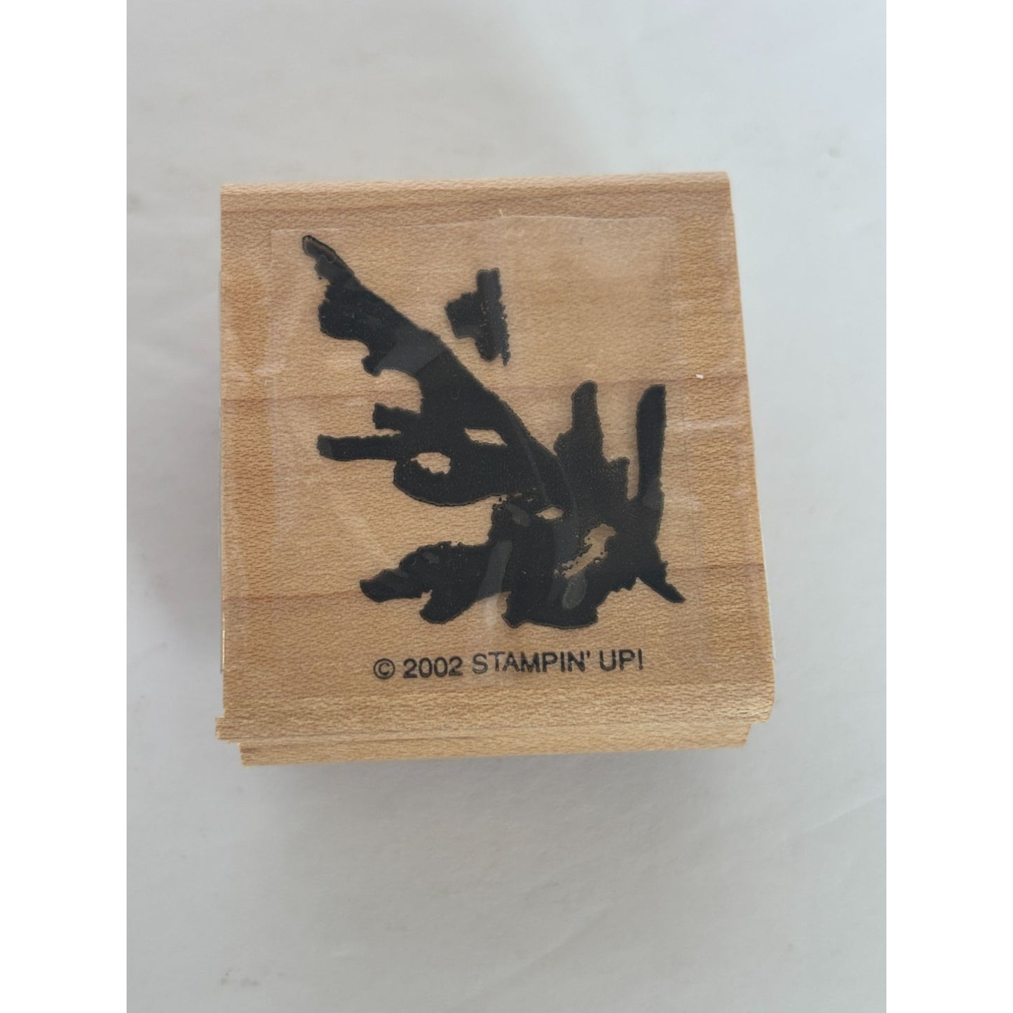 Stampin Up Rubber Stamps Leaf Leaves Two Step Stampin Watercolor Layers Set of 3