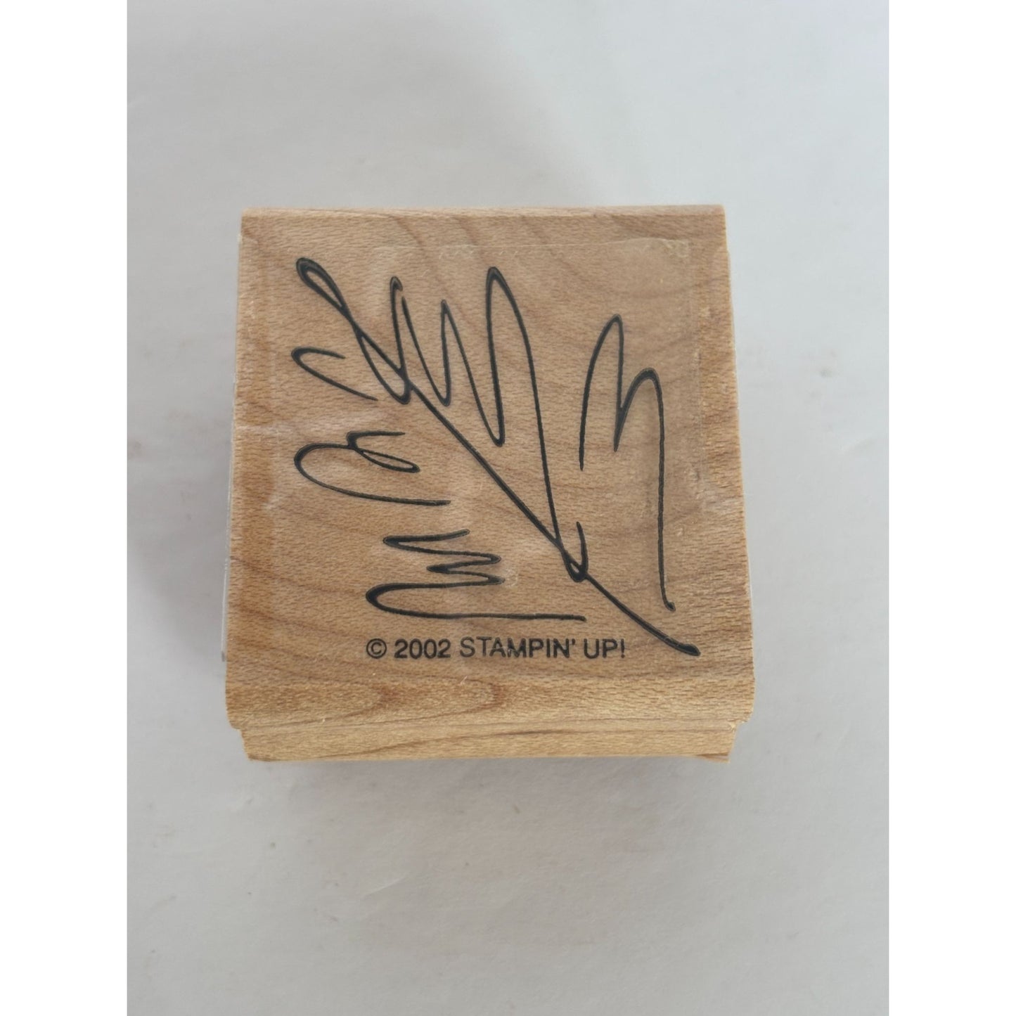 Stampin Up Rubber Stamps Leaf Leaves Two Step Stampin Watercolor Layers Set of 3