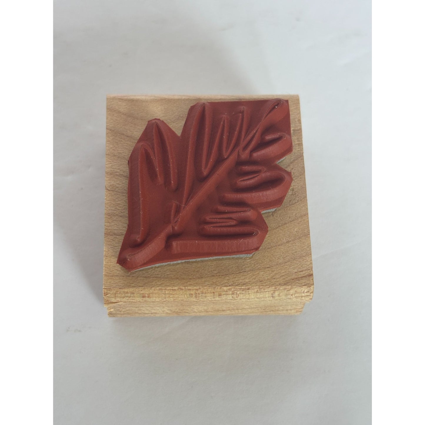 Stampin Up Rubber Stamps Leaf Leaves Two Step Stampin Watercolor Layers Set of 3